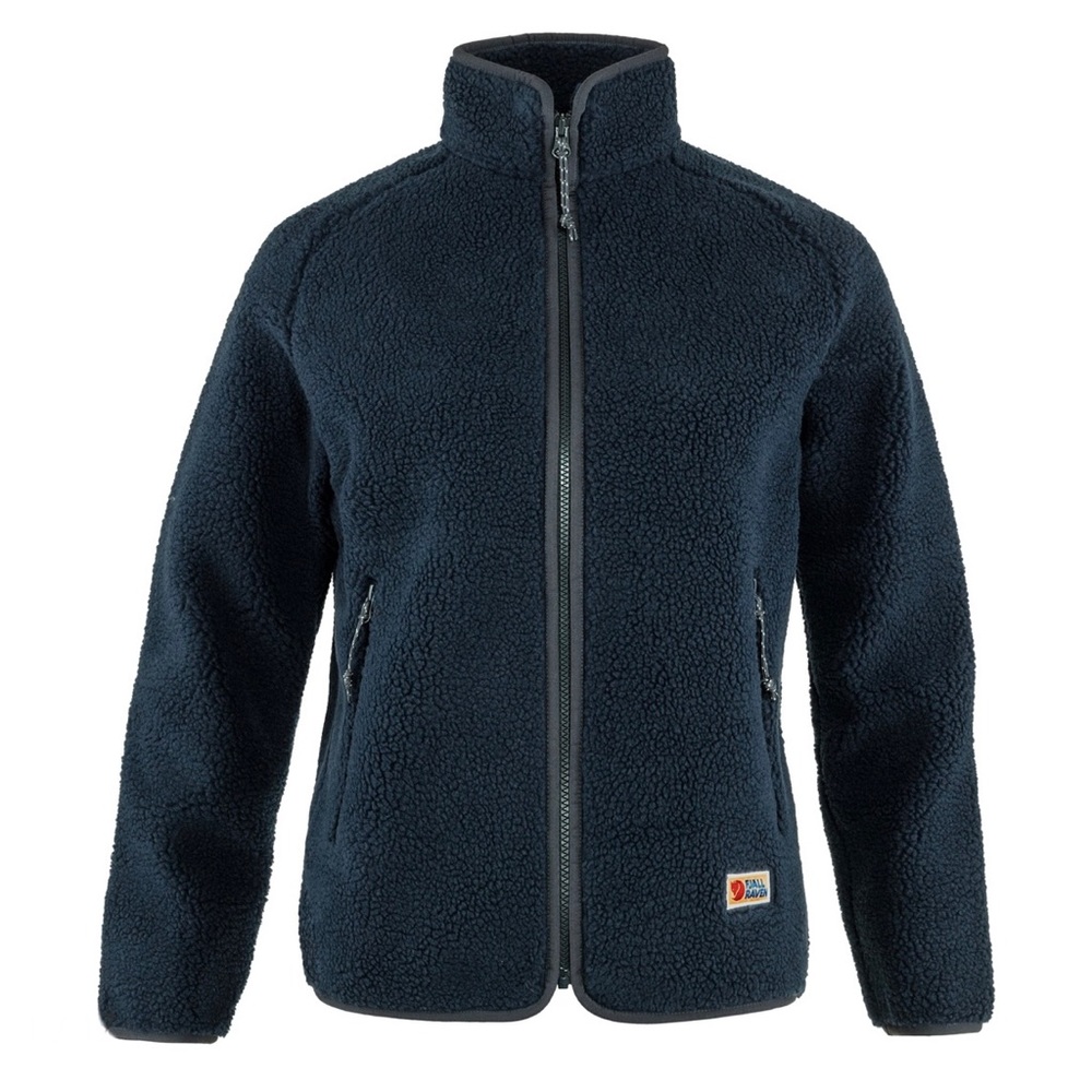 Fjallraven Vardag Pile Fleece Jacket Womens XL navy MSRP $165